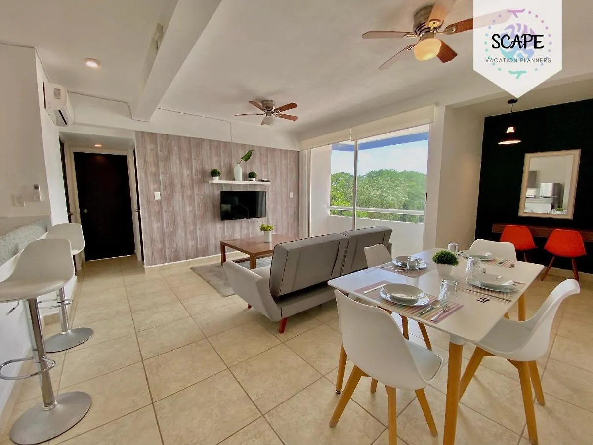 Unico Y Agradable Dto En Zona Centro Para 6 Pax Cancun Apartment