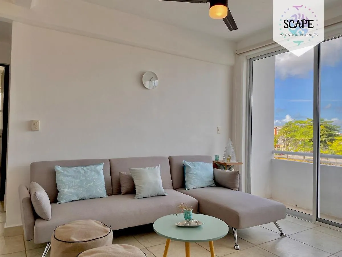 Unico Y Agradable Dto En Zona Centro Para 6 Pax Cancun Apartment